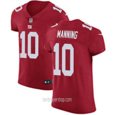 Eli Manning New York Giants Mens Elite Alternate Vapor Red Jersey Bestplayer